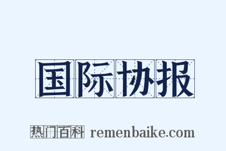 国际协报是什么意思的图片